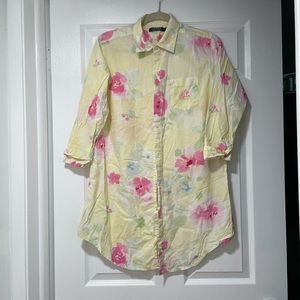 - - - - - - Lauren RL women's vintage floral blouse, size S, 100% cotton, …